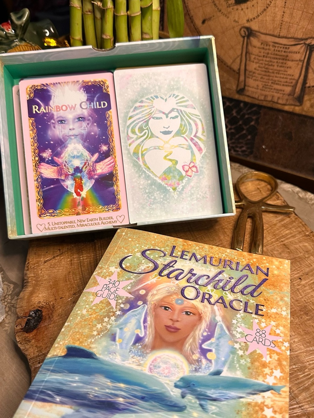 Lemurian Starchild Oracle 88 Cards 340 Page Guidebook Complete Box Set